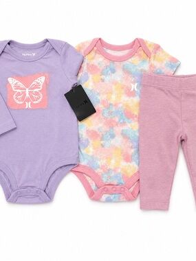 Hurley Pink 3-Piece Set